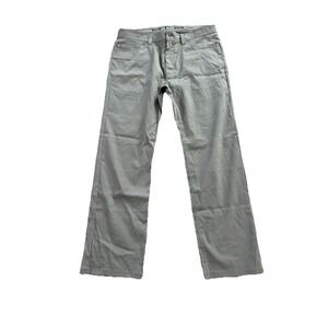 prAna Pants Mens 36 X 32 Khaki Standard Fit Stretch 5 Pocket Hiking